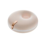 STHOYN Denture Cleaning Case with Magnetic Suction Cover Does Not Lose False Teeth Container Portable Small Tool Denture Soaking Container(Pink)