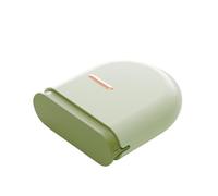 STHOYN Flat External Extraction Denture Cleaning Case Universal Adult False Teeth Container Orthodontic Appliance Set Box Portable Denture Soaking Container(Green)