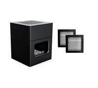 STHOYN Home Smart Ash Tray Indoor Air Purifier Ashtrays Electric For Filtering Smoke Odor For Smokeless Ashtray Indoor(Black+filter*2)