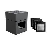 STHOYN Home Smart Ash Tray Indoor Air Purifier Ashtrays Electric For Filtering Smoke Odor For Smokeless Ashtray Indoor(Gray+filter*4)