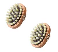 STHOYN Meridian Brush Massage Body Handheld Portable Natural Wooden Meridian Pressure Brush Handle Relaxati Relief Waist Wood Therapy Massage Tools(2pcs,Light Green)
