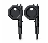 STI Spare Test Key for STI Call Point, Metal, 4 Pack, Emergency Light Test Switch, Manual Tool (2)