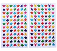 Stianiiie 2100Pcs Stickers for Kids - 7 Color Laser Waterproof Star Stickers for Water Bottle,Behavior Chart,Student Planner School Teacher Kids Sticker Reward