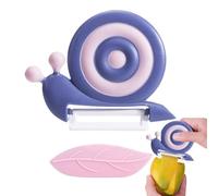 Stibtmr Snail Peeler Peeler Snail Peeler Ceramic Peeler Cucumber Peeler Snail Shaped Shift Potato Peeler with Non-Slip Handle for Camping
