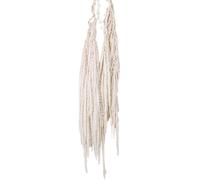 Stibzeup Dried Flower Bouquet, 24-31.5" Hanging Dried Amaranthus, Lifelike Natural Vine Dried Flowers, Reusable Dried Plants for Wedding Bouquet Wall White