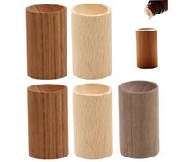 Stibzeup Passive Diffuser, 5PCS 2x1.2 Inch Wood Diffuser, Reusable Passive Oil, Portable Diffusers for Essential Oils, Home Office Car, Wood, Oil Diffuse