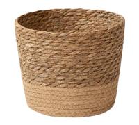 Stibzeup Plant Basket, Natural Seagrass Plant Pot with Waterproof Liner, 5.9x4.3 Inch Decorative Small Pots for Home Indoor Seagrass Pot, Basket, Woven, Rattan, Wicke