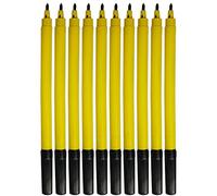 STIC ColorStix Felt Tip Pens, BLACK, Pack of 50, Colour Draw Sketch Mark Write, School Office Home Nursery Everyday Pens, ZOFAX Ball Black Pen