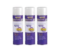 Stick® 2 Carpet Fix Spray Adhesive, High Tack, Quick Drying, for PU & Foam Backed Carpet, Tiles and Cork, 500ml, Pack of 3