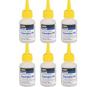 Stick 2 Industrial Grade Superglue HV, High Viscosity, Clear, 20g, Pack of 6