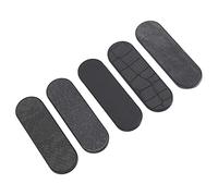 STICK Adjustable Phone Finger Grip Holder Pack of 5 for Jogging and Gaming Silicone Black