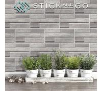 Stick And Go Self Adhesive Stick On Tiles Shanty 8" X 4" Box Of 8 Apply Over Any Tile, Or Directly On To The Wall