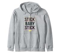 Stick Baby Stick Vitro Fertilization Couples Zip Hoodie