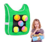 Stick Ball Vest For Kids - 5 Balls Ensured Durability, Playground Dodgeball Game, Throwing Target Game | Playground Games Toy, Parent-Child Interaction Outdoor Games Props
