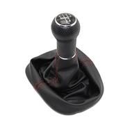 Stick Car Shifter for VW for Polo 6N1 6N2 1994 1995 1996 1997 1998 1999 2000 Car 5 for Speed Gear Lever 12mm for Hole Shift Knob Leather Boot for Red for Line
