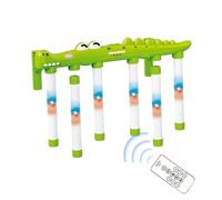 Stick Catching Game - 1 Set Kids Toy | ABS Crocodile Catch Game, Fast Reaction Games Toy, Dynamic Music Reaction Games, 3-Speed Catching Toys, Music Voice Prompt Toys For Family Party