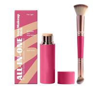 Stick Concealer Foundation - Skin Contouring Facial Brightening Makeup - Face Base Foundation - for Daily Commute Business Trips Travel Vacation Concerts Party Dating Events