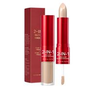 Stick Concealer, Smooth Cream Texture, 11.2x2.3x2.3cm, Full Coverage Blurring Formula, Double Ended Precision Design, Quick Touch Ups Ideal For, Girls Daily Travel Outdoor Dating