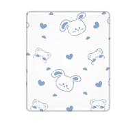 Stick Figure Cartoon Urbunny Non-Slip Rubber Gaming Mouse Pad 10x12 Inches (Vertical Layout) â€“ Premium Full-Print, Eco-Friendly Polyester Top With High-Grip Rubber Base For Office, Study & Pc Gaming