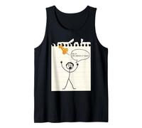 Stick Figure Under A Tack Stick Man Stick Figure Joke Tank Top