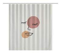 Stick Figure-yellow-red-T-shirt-sweatshirtDurable Heavy Duty Shower Curtain, Thick Polyester, Rustproof Grommets, Weighted Hem - Weighted Shower Curtains, Bath Curtains Shower64.17x70.87Inch(163x180cm
