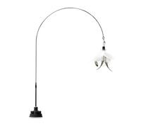 Stick for Cats - Walking Stick with Stimulating Bell | Indestructible Accessories with Suction Cup | Hunting and Stimulation Game for Kittens and Cats | Entertaining, Sustainable, Safe