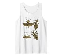 Stick insects Collection Species Bugs Vintage Entomology Tank Top