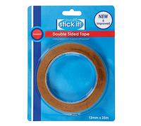 Stick it 25 x 12 mm Double Sided Tape, Brown