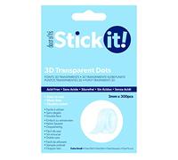 Stick It! 3D Transparent Extra Small Dots 3mm - 300pcs