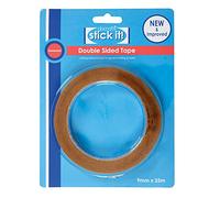 Stick it Double Sided Tape, Brown, 25m, Craft Tape for Home Décor and Scrapbook Accessories, from a Bullet Journal to Card Making and Craft Projects, Scrapbooking Supplies