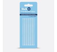Stick It - Hot Melt Glue Gun Sticks, Clear, Dries Transparent, 7.5mm x 100mm, Pack of 12 Glue Sticks For Stick It Hot Melt Glue Gun, For Card Making, Scrapbook Accessories, Hobbies & School Supplies