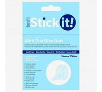 Stick It : Ultra Thin Glue Dots : 10mm Daimeter : Pack of 250