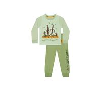 Stick Man Boy's Long Sleeve Pyjamas in Green | Size: 18-24 m Stick Man Green 18-24 m