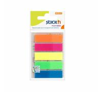 Stick N 21050 Value 12 mm Film Index Tab - Neon Multi-Colour