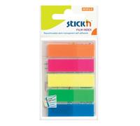 Stick N 21050 Value 12 mm Film Index Tab - Neon Multi-Colour