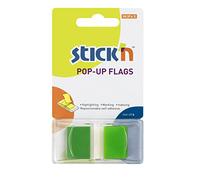 Valuex Valx Pop-Up Flags 45x25mm Tabs GN, Pack of 50
