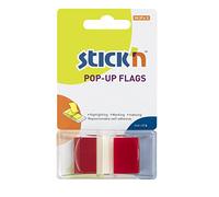Valuex Valx Pop-Up Flags 45x25mm Tabs Red, Pack of 50