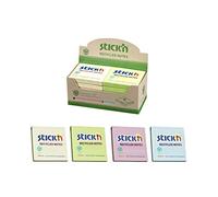 Stick N 76x76mm Pastel Recycled Note (Pack of 12)