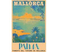 Stick No Bills La Seu Cathedral, Palma De Mallorca, 1930s. | Premium open edition Poster | © Exclusive to Global® | 30 X 40 CM