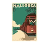 Stick No Bills The Last Tram, Sóller, Balearic Islands | Premium open edition Poster 30 x40cm | Spanish Poster