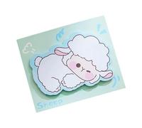 Stick Notes Fun Animal Theme Self Adhesive Wall Decor Paper Memo Pad Student Teacher Removable Adhesive Paper