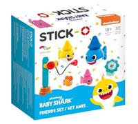 Stick-O Baby Shark Friends Magnetic Building Blocks Toy | Chunky Design For Pre-school Children | Easy To Hold