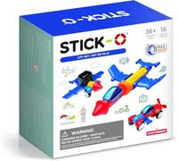 Stick-O City Set Magnetic Play 16PCs STEM Educational Construction Toy For Ages 18 Months and Above