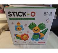 Stick-O Forest Friends Set Magnetic Play 16PCs STEM Educational Construction Toy For Ages 18 Months and Above