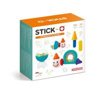 Stick-O POP Friends Large Magnetic Building And Stacking Blocks With Rattle Pieces. Make It. Shake it! Chunky Pieces For Children Aged 18 months And