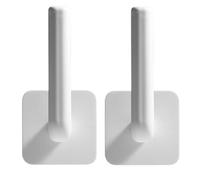 Stick-on Clothes Hanger Rail - Self Attaching Clothes Clips Adhesive Mounting Device Durable Use Attachment | Space Saving Hanging Arrangement Platform, Wardrobe Corridor Storage