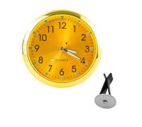 Stick on Dashboard Car Clock with Clip, Luminous Mini Tiny Analog Quartz Air Vent Clocks, Self Adhesive Automotive Vent Clocks Watch for Dashboard Boat Bike Home