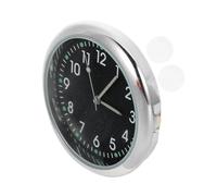 Stick on Decorative Car Clock Metal Digital Display for Dashboard | Adhesive Mounting, Lens, Button Battery Included, Easy Installation for Drivers and Automotive Interior Decorators
