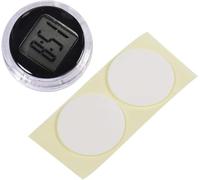 Stick-on Digital Clock, Waterproof Motorbike Mount Stick-on Dashboard Car Clock - Tiny Small Clock For Car Dashboard, Car Clock For Car Decoration