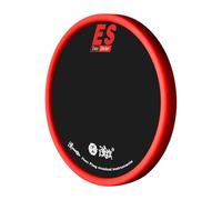 Stick-On Drum Pad,6 inch Drum Pad,Hanflag Easy Sticker Drum Pad for practice (Black Base with Red Rim),Drum Practice Pad,Easy taking Drum Pad for practice,Small size Drum Pad.Cup mat.Christmas Gift.
